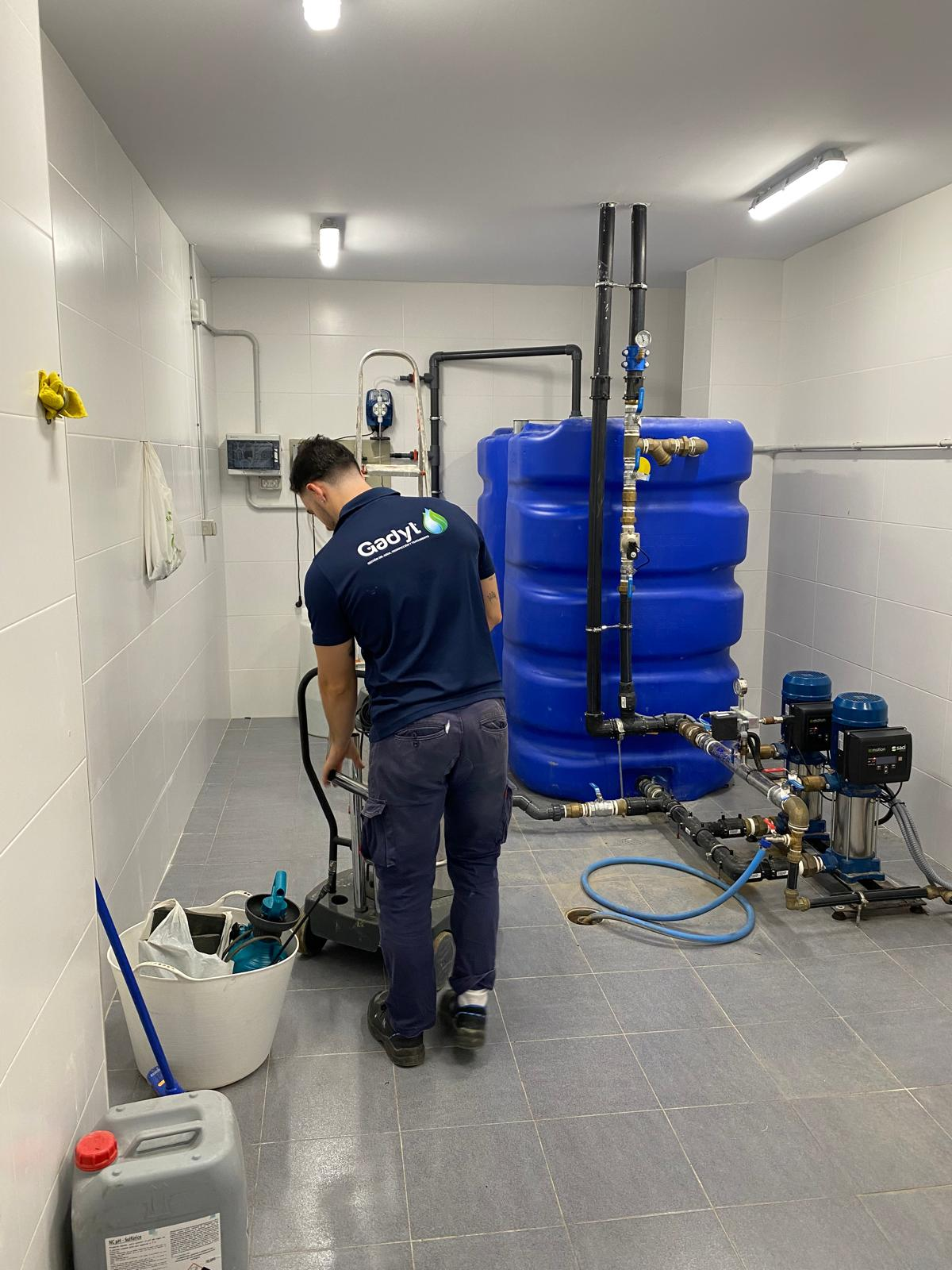 Control preventivo de legionella en instalación de agua